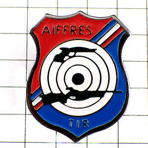 Значок штифта / пистолет стрельба из винтовки Эмблема ◆ French Limited Pins ◆ Редкие винтажные штифты