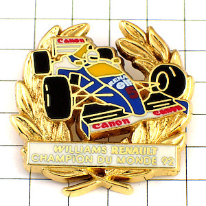  pin badge * Renault F1 Champion car * France limitation pin z* rare . Vintage thing pin bachi