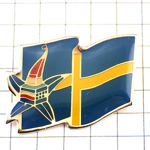 Значок шведского знака Шведский флаг Магик Зимний Олимпийский Олимпийский