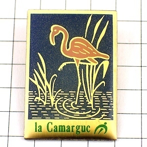  pin badge *ka maru g. flamingo bird * France limitation pin z* rare . Vintage thing pin bachi