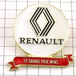  значок * Renault машина Grand Prix победа * Франция ограничение булавка z* редкость . Vintage было использовано булавка bachi