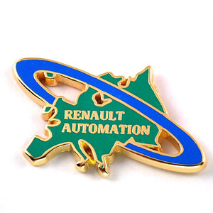  pin badge * Renault car Europe map * France limitation pin z* rare . Vintage thing pin bachi