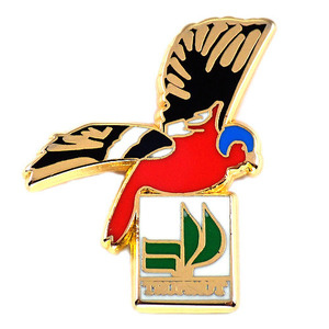  pin badge * truffle .- red small bird * France limitation pin z* rare . Vintage thing pin bachi