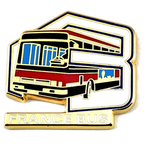  pin badge * bus B car * France limitation pin z* rare . Vintage thing pin bachi