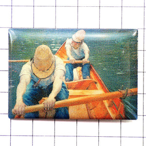 Art hand Auction Pin-Abzeichen „Caillebotte's Boat Rowers Impressionistische Malerei ◆ Frankreich Limited Pin ◆ Seltene Vintage-Pin-Abzeichen, verschiedene Waren, Pin-Abzeichen, Andere