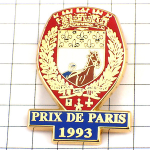  pin badge * horse racing Paris .. . chapter 1993. hand * France limitation pin z* rare . Vintage thing pin bachi