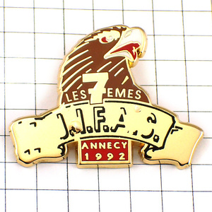  pin badge * Eagle ...[7] number * France limitation pin z* rare . Vintage thing pin bachi
