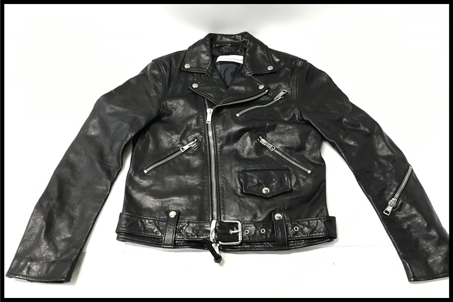 Golden Goose シングルレザーライダースジャケット ライダース