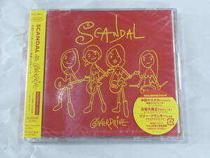 SCANDAL スキャンダル　OVER DRIVE 　DVD付初回盤　未開封新品