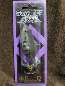 ★RAID JAPAN★SCATTER FROG レイドジャパン スカッターフロッグ ＃008 KILL GILL 新品 パッケージ傷有 Length 63mm Weight 3/8oz 金森隆志