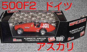 S039 1/43 フェラーリ 500F2 アスカリ ドイツGP 優勝 1952 FERRARI ブルム BRUMM 500 f2