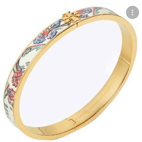 Tory Burch プリント エナメル ブレスレット バングル