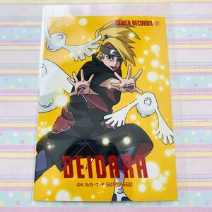 NARUTO★タワーレコード/TOWER RECORDS/タワレコ/忍者大決戦ver. ポップアップショップ/特典/非売品/ブロマイド/デイダラ