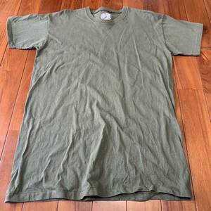 沖縄 米軍放出品 USMC MARINE DUKE ミリタリー Tシャツ トレーニング ランニング 筋トレ スポーツ MEDIUM OD (管理番号BC68)