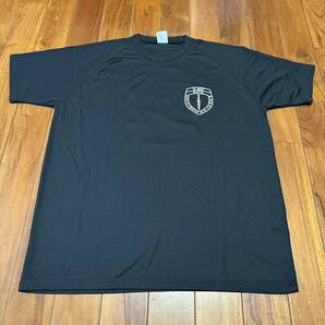 沖縄 米軍放出品 米軍実物 AMPHIBIOUS RAIDS BRANCH Tシャツ LARGE BLACK (管理番号X46)の画像1