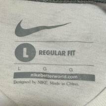 沖縄 米軍放出品 NIKE ナイキ Tシャツ オシャレ ファッション 古着 ビンテージ LARGE ホワイト (管理番号V43)_画像3