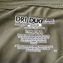 沖縄 海兵隊実物 USMC MARINE DRI DUKE ミリタリー Tシャツ トレーニング ランニング 筋トレ スポーツ MEDIUM OD (管理番号O36)_画像3