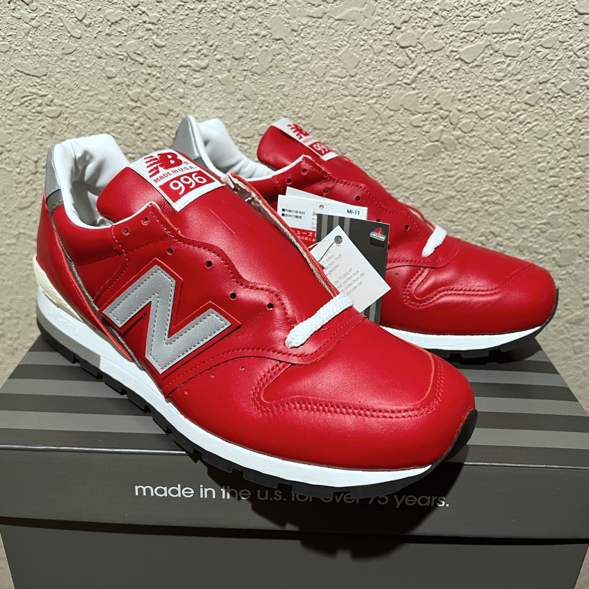 送料無料 即決】NEW BALANCE USA製 M996NCA 24cm US6新品 オリジナル