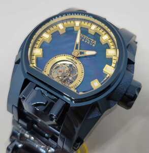 Invicta in creel ta35729 52mm reserve bolt Zeus Magnum toe ruby yon blue label { past ichi rare . Magnum * mania worth seeing!}