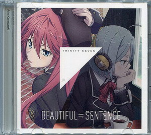 CDS[トリニティセブン■BEAUTIFUL≒SENTENCE]■エンディング主題歌■メイガス・トゥー■原由実■内田彩■シングル■CD+DVD2枚組