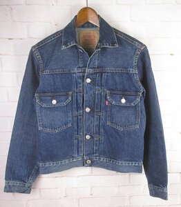 LAJ19518 LEVI'S リーバイス 507XX 70502-0003 デニムジャケット ジージャン ボタン裏555 米国製 36 美品