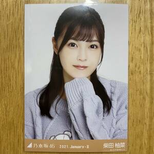 乃木坂46 柴田柚菜 ロングニットワンピ 生写真 ヨリ 1枚 検) web 限定 月別 2021.January-Ⅱ