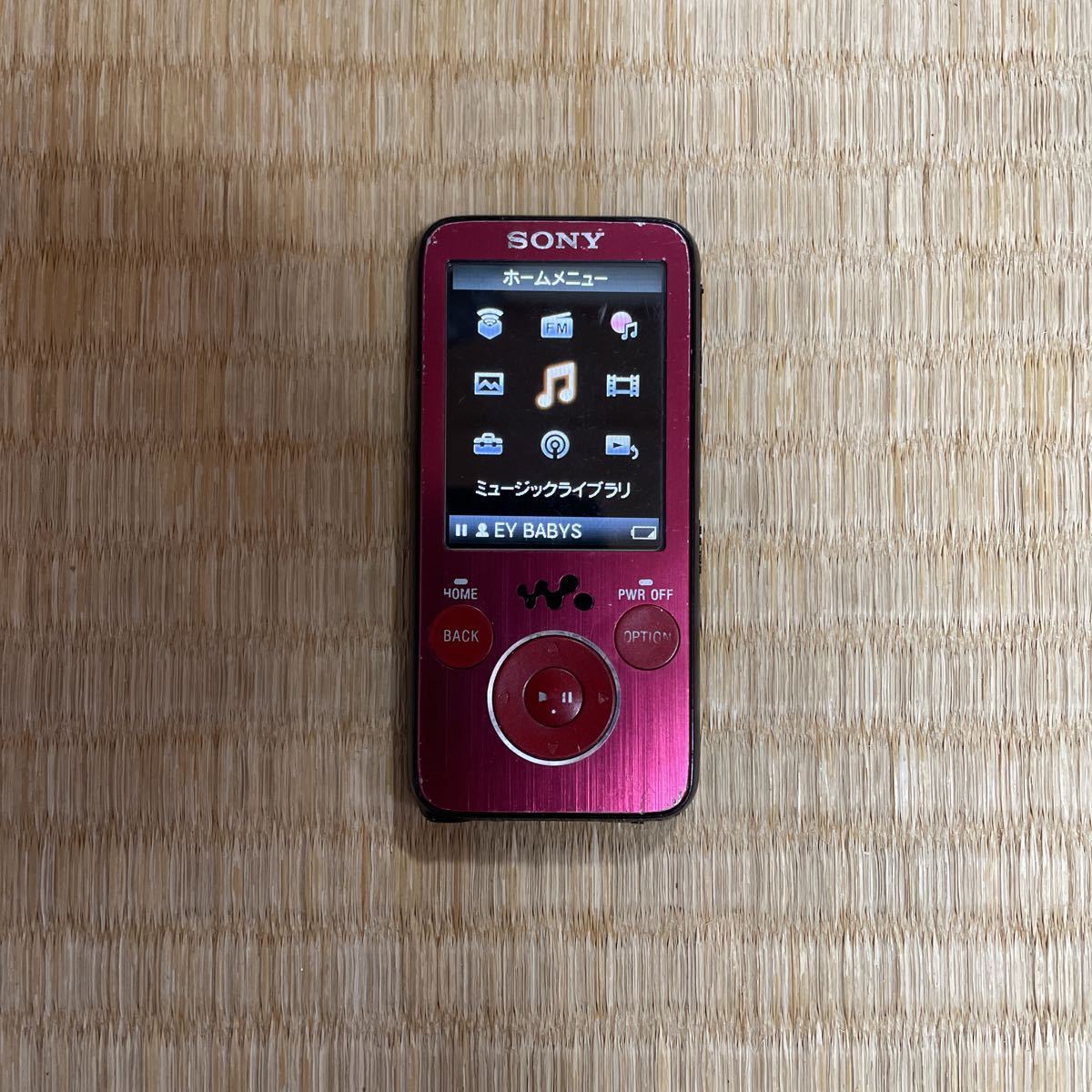 通常 1本タイプ SONY NW-A106 デジタルメディアプレーヤー レッド 32GB
