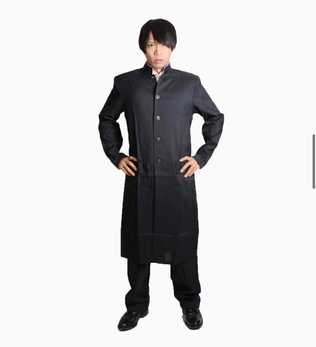富士ヨット学生服 上下 185A W79 日本製 未使用 スーパーブラック