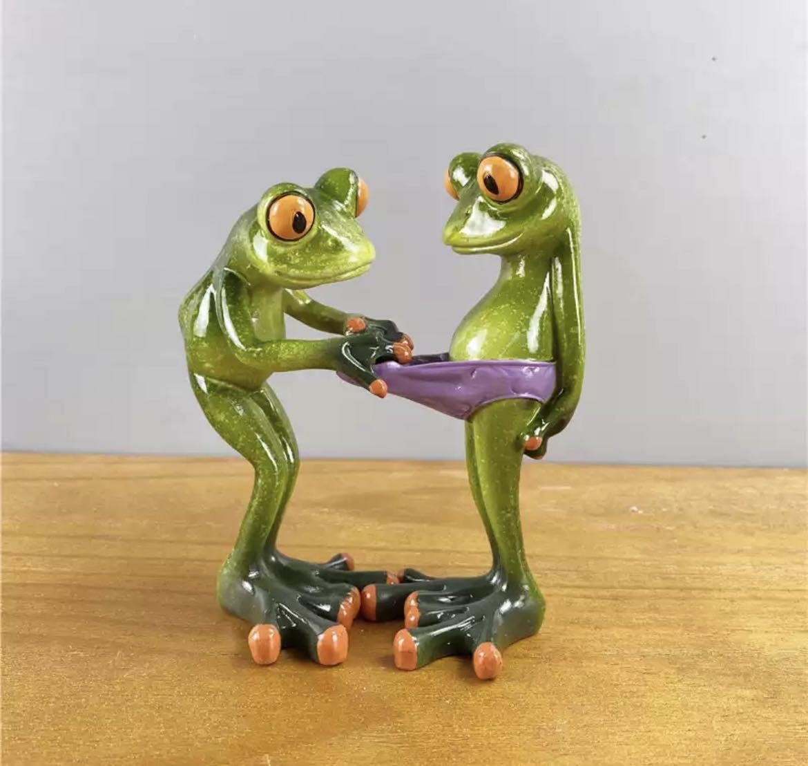 개구리 인형 레진 개구리 인형 장식품 인테리어 용품 인형 소품 상품 독특하고 귀여운 장식 놀이 1560, 핸드메이드 아이템, 내부, 잡화, 장식, 물체