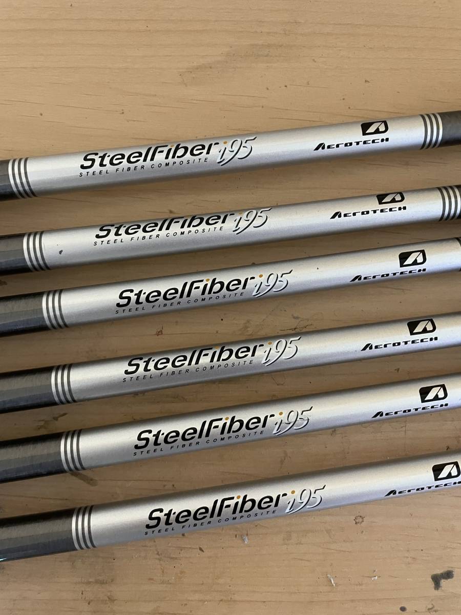 超人気新品 希少スチールファイバー グリップ付き SteelFiber 5-P6本