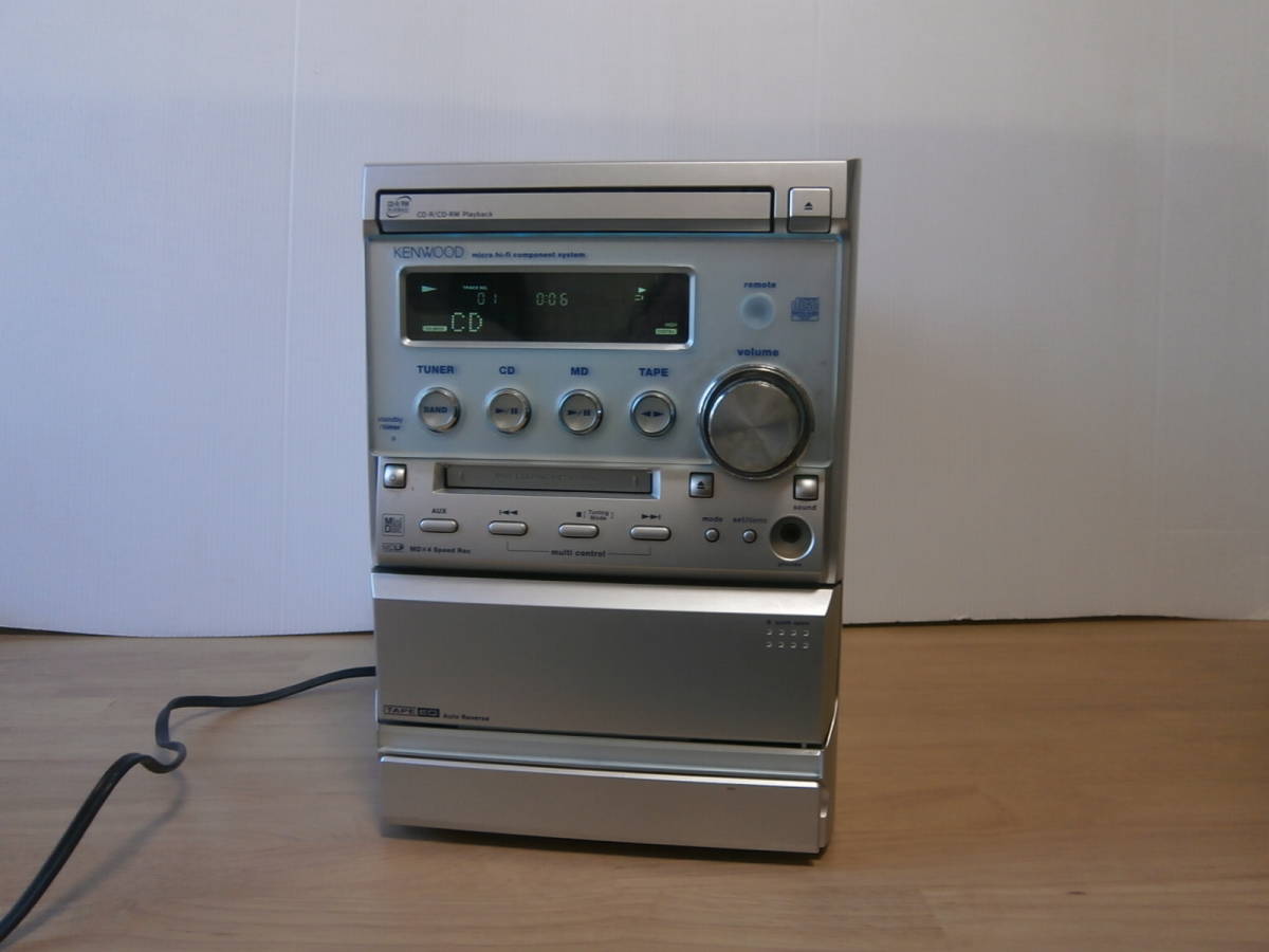 人気商品ランキング 【希少 完動品】ケンウッド コンポ SK-3MD CD MD