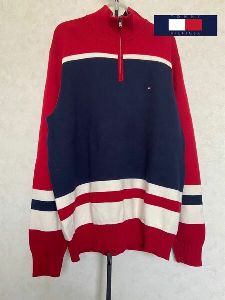 TOMMY HILFIGER ハーフジップニット