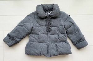 BeBe Bebe down coat g rakes z child 110 size 