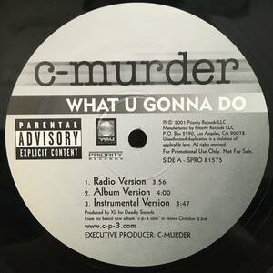 C-Murder / What U Gonna Do - I'm Not Just　[Priority Records - SPRO 81575, TRU Records - SPRO 81575]
