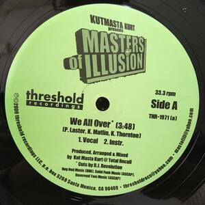 KutMasta Kurt Presents Masters Of Illusion / We All Over - Souped Up　[Threshold Recordings - THR-1971]