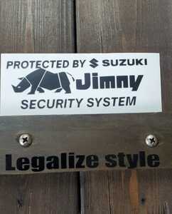 * transcription sticker 5~7 year durability *JIMNY Jimny security sticker cutting sticker 1