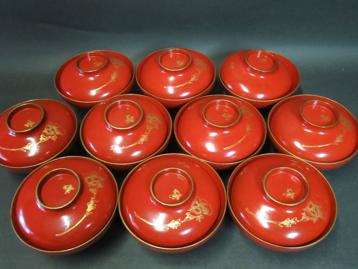 ヤフオク! -輪島塗 椀 10客(工芸品)の中古品・新品・未使用品一覧