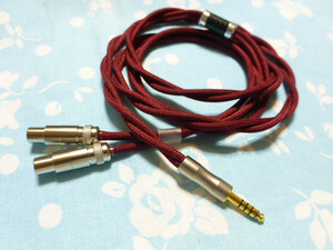 AUDEZE LCD 2 3 4 XC シリーズ Meze Audio Empyrean BELDEN 1804a 八芯 200cm 長め 4.4mm5極 トープラ販売 メタルminiXLR ZMF headphones