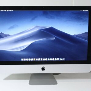 HK5【中古】 apple iMac A1419 27インチ MacOS Mojave/Corei5 3.4GHz/8GB/NVIDIA GeForce GTX775M 2GB/HDD1TB 初期化済みの画像1
