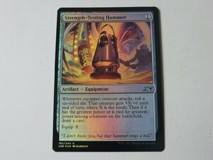 MTG 美品 【Strength-Testing Hammer（FOIL）】 （アンコモン） アンフィニティ UNFINITY 英 2枚迄