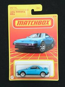 ★マッチボックス★ Target限定 1984 TOYOTA MR2 青メタ 左ハンドル ライトダウン トヨタ 1984 AW11 AW ターゲット 2022 (送料220円~)