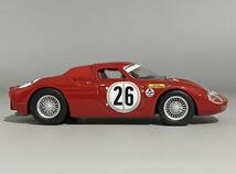 1/43 Ferrari 250 LM Ecurie Francorchamps - 24h Daytona 1966 #26 ◆ Leon “Elde” Dernier, Jacky Ickx ◆ フェラーリ - アシェット_画像8