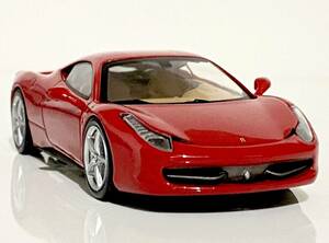1/43 Ferrari 458 Italia (Type F142) ◆ Donato Coco - Pininfarina Design, 4497cc V8 ◆ フェラーリ - アシェット