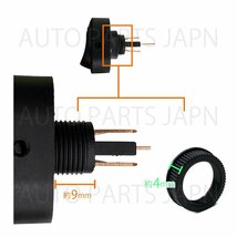 ロッカー スイッチ 白 10個 セット 12V 24V 60A LED ランプ２極 3ピン ON OFF 切換 ホワイト USB 小型 汎用 流用 大型 パイロット 定形外_画像6