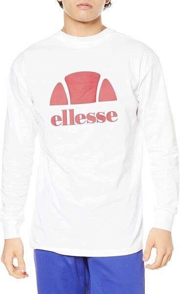 ellesse エレッセ テニスウェア 長袖Tシャツ ロングスリーブバックエレッセティー ホワイト(白) ユニセックスM 新品