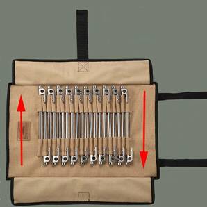 ★CAMPING MOON★ペグ収納ケース★ペグケースＳ★ハンマーケース★送料無料★ハンマーとペグが同時収納★30㎝迄のペグが20本収納★１の画像2