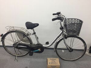 1001-447M③16676 pickup welcome electric bike Panasonic Panasonic END635 silver DX key with charger . Yamato household goods flight 