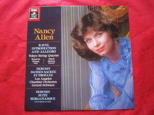 ■ナンシー・アレン（Nancy　Allen）N.ALLEN＆TOKYO　SO/　RAVEL　INTRODUCTION　AND　ALLEGRO　etc　国内盤LPレコード　