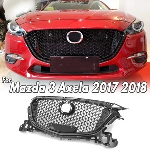 マツダ アクセラ BM & BY専用 フロントグリルカバー プロテクター フロントバンパーグリル Fグリル マツダ3 2017-2018年式