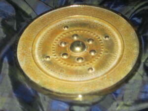  ground .... thing . thing copper mirror bronze blue copper diameter 222mm 2450 gram 